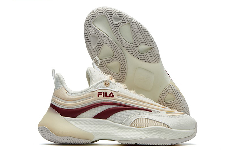 Женские кроссовки Fila Ray 2 (бежевый) — фото 4