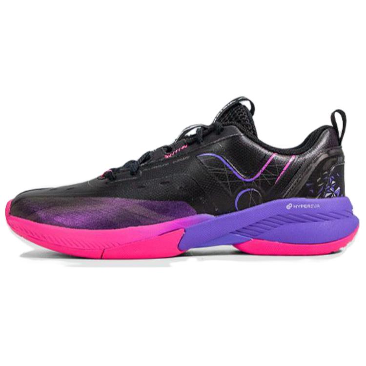 VICTOR Cushioning, Wear Resistant Low top Badminton Shoes Unisex Black Purple