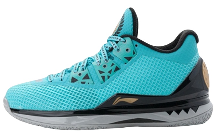 Li Ning WOW 4 Non slip Lightweight Low top Basketball Shoes Men’s Mint Green