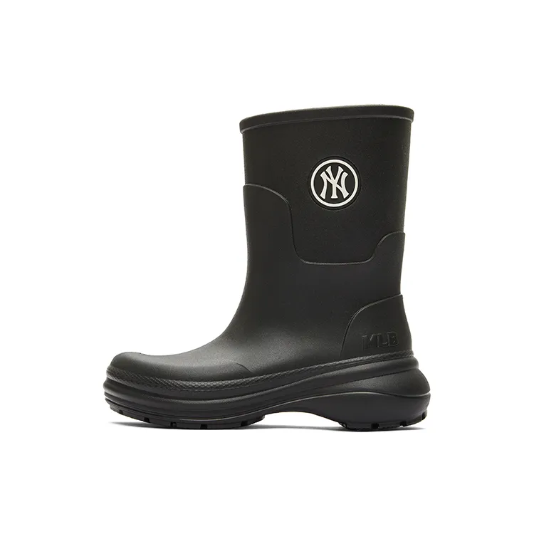 MLB New York Yankees Knee high Boots High top Unisex Black
