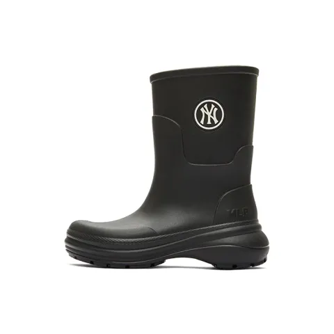 MLB New York Yankees Knee high Boots High top Unisex Black