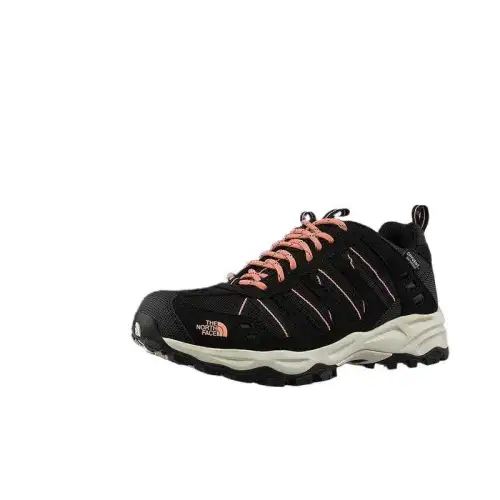 THE NORTH FACE Waterproof Mid top Mountaineering & Hiking Shoes Women's Black/Orange