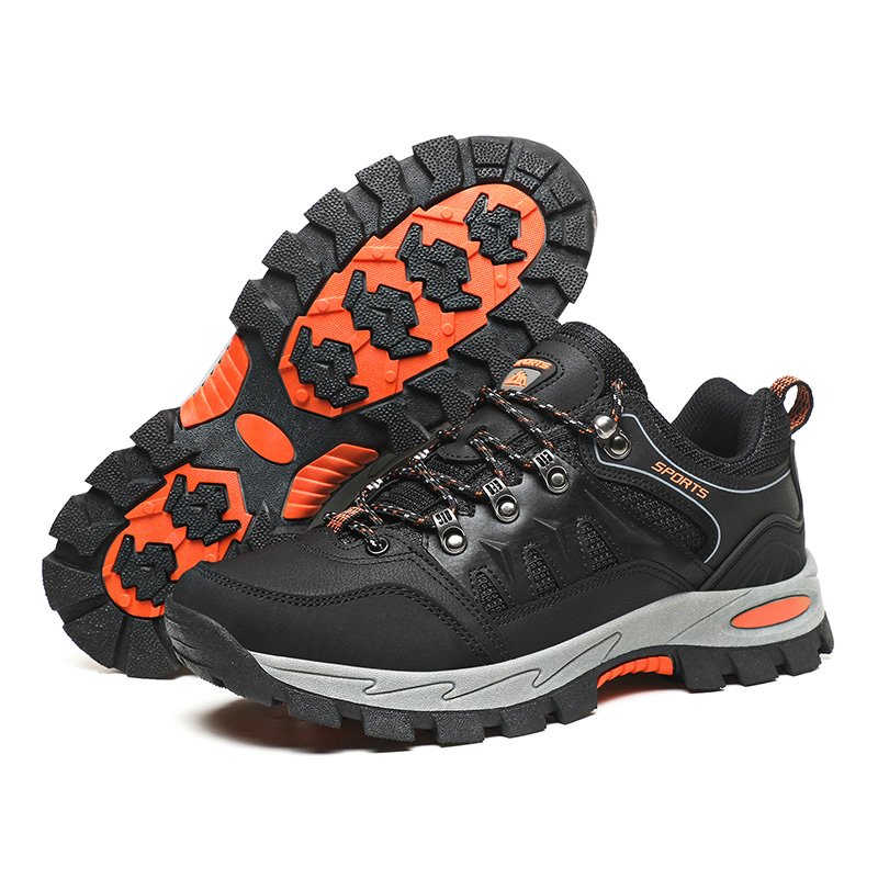 BIANSULONG Cushioning Abrasion Resistant Thermal Low top Mountaineering Shoes Unisex Black