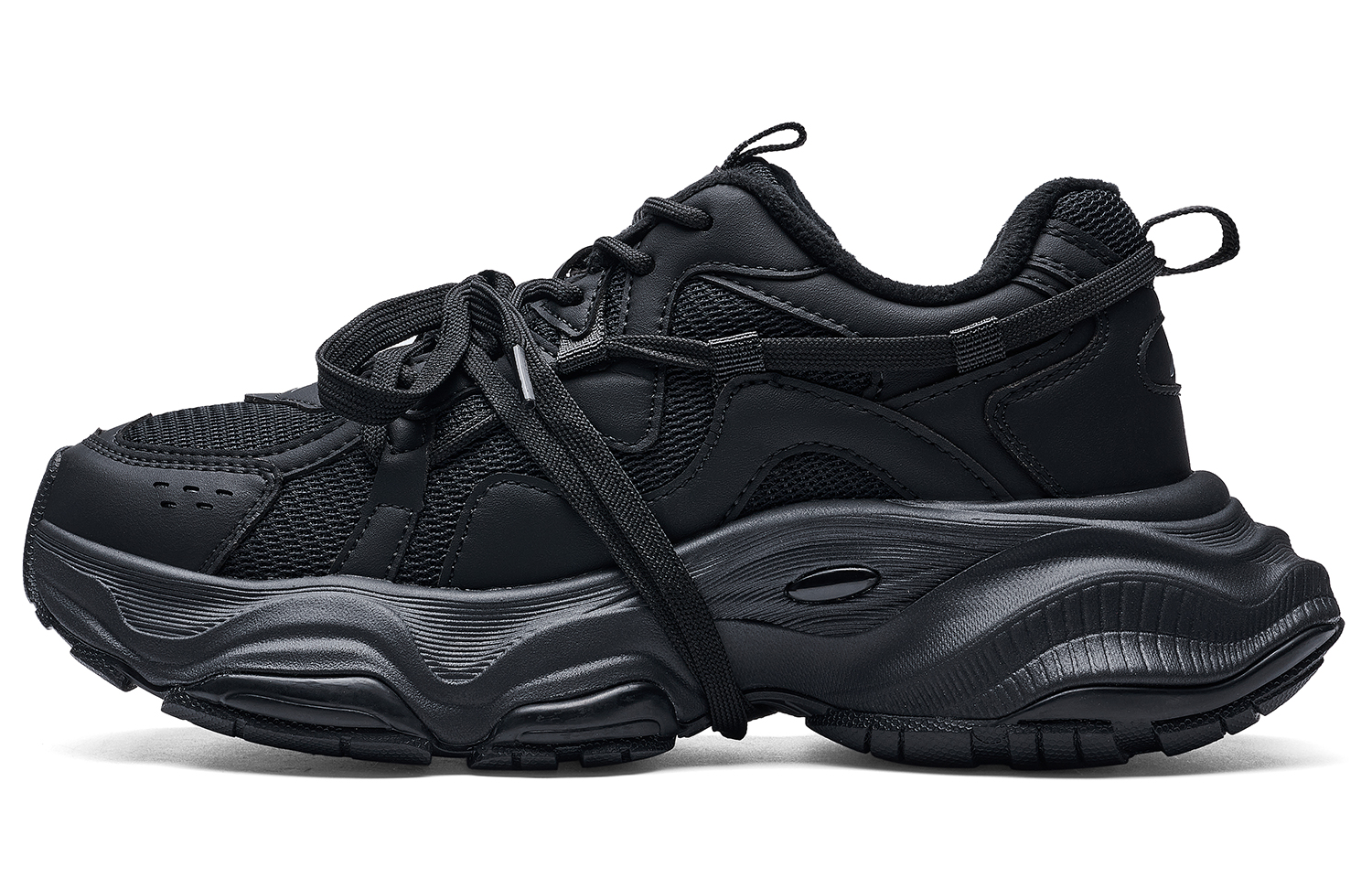 Женские кроссовки Kappa Chunky Sneakers (черные)