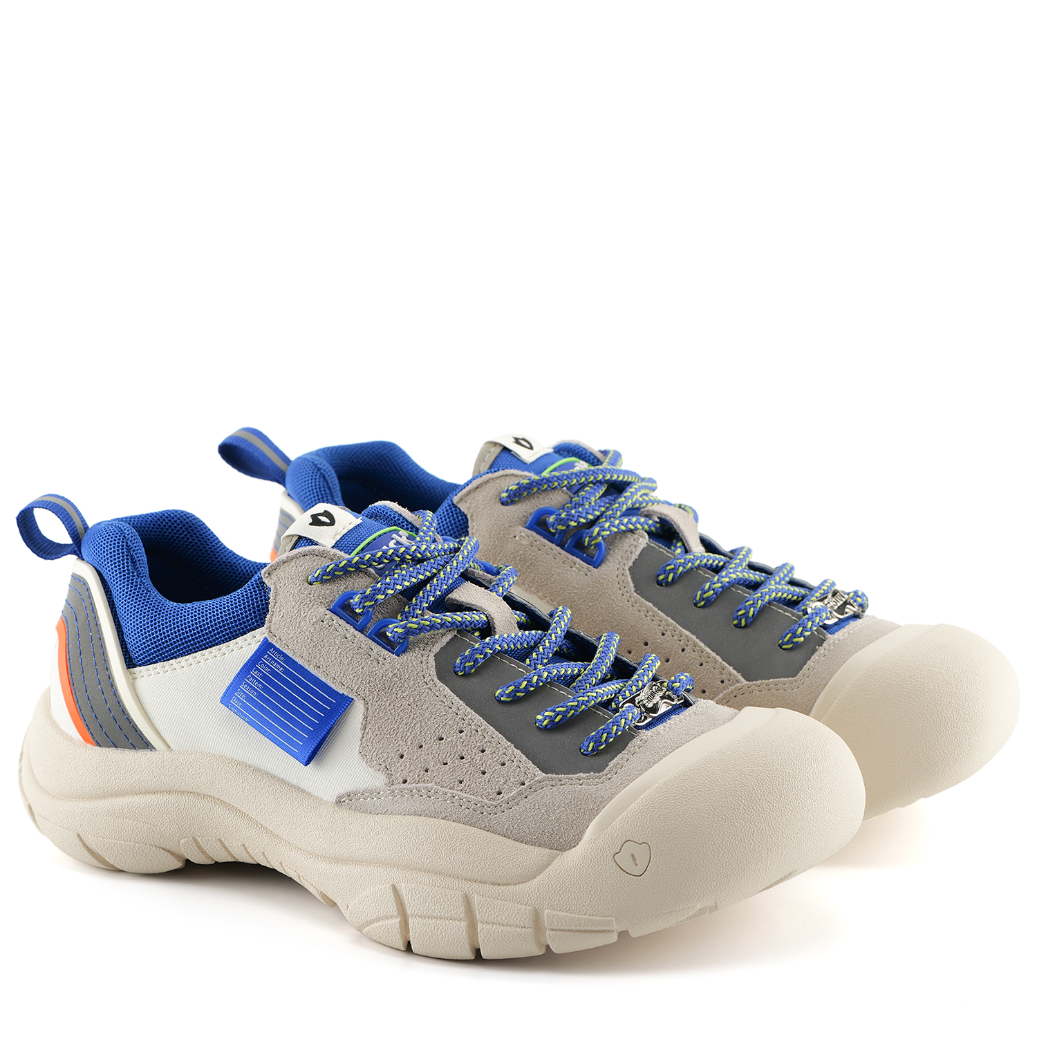 STUCKB Abrasion Resistant Slip Resistant Low top Outdoor Shoes Unisex Beige Gray