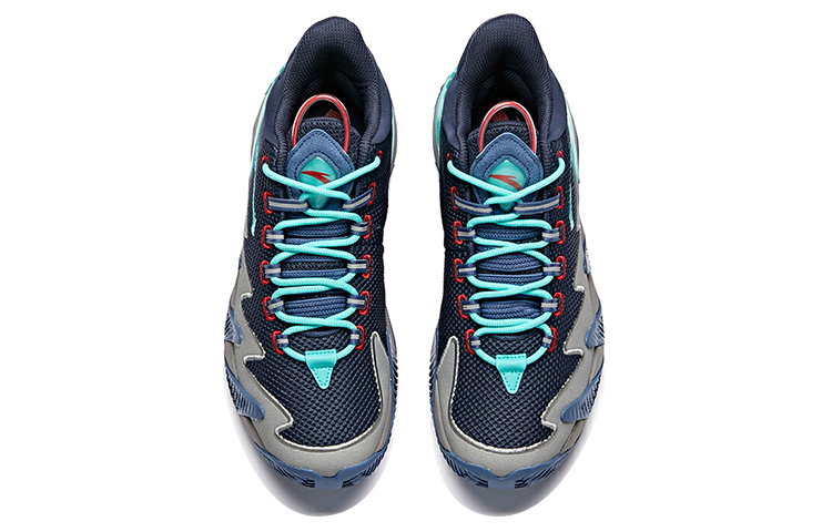 ANTA Basketball Shoes ‘Blue Grey Red’