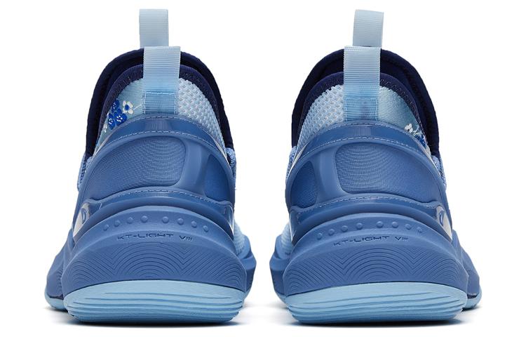 Anta KT Fashion Fabric Slip Resistant Abrasion Resistant Low top Basketball Shoes Men’s Blue