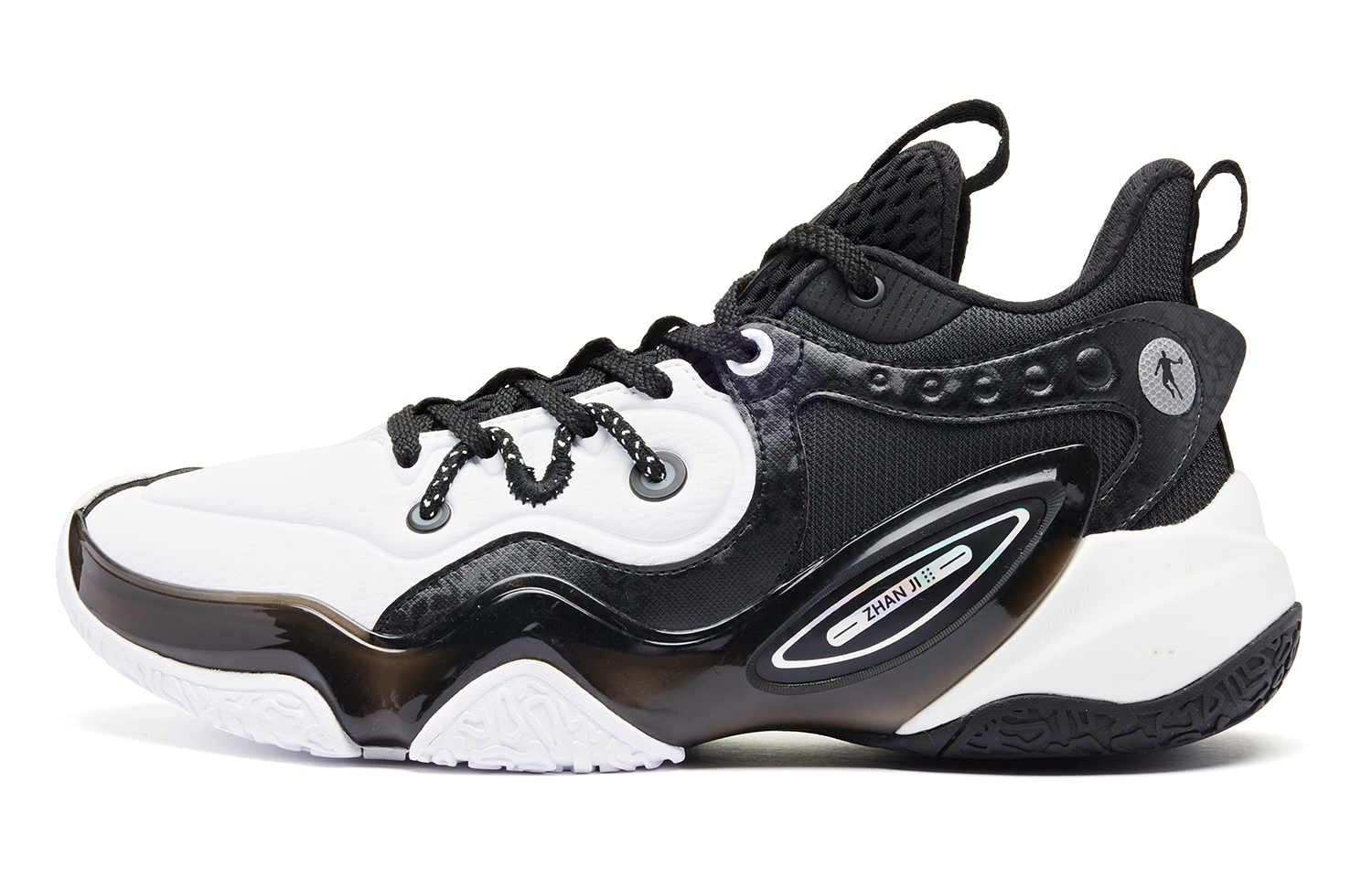 QIAODAN Halberd 6TEAM Fabric Cushioning Slip Resistant Low top Basketball Shoes Men’s Jordan White