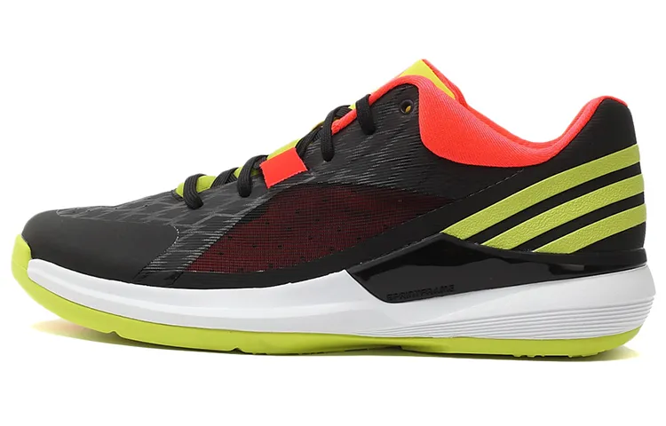 Adidas Crazy Strike Low Abrasion Resistant Abrasion Resistant Low top Vintage Basketball Shoes Men's Black Yellow
