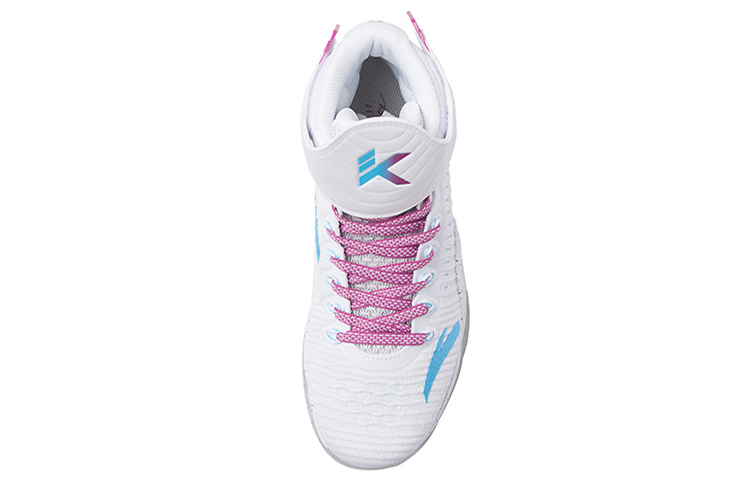 Anta KT3 KT Vintage High top Performance Basketball Shoes Men’s White Blue Pink