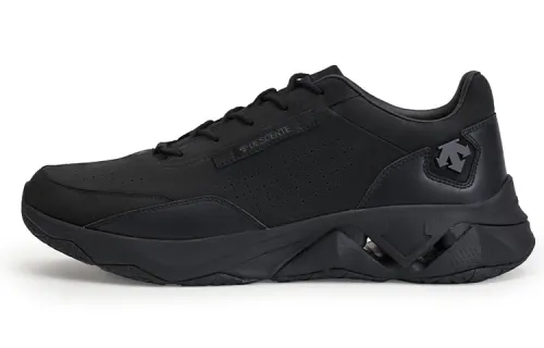 DESCENTE TRAINING Abrasion Resistant Slip Resistant Low top Training Shoes Men's Black