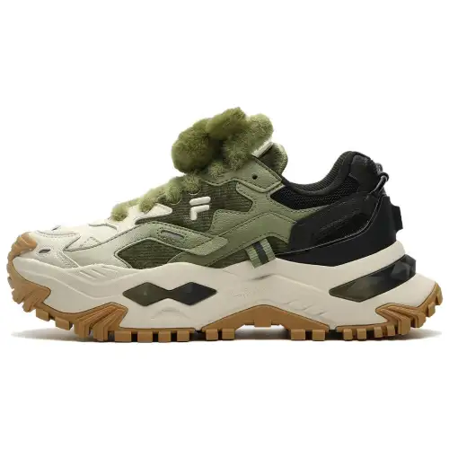 FILA FUSION Bianco Sneakers 'White Green Black' Women's