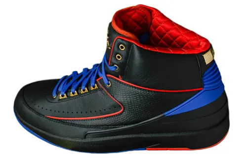 Jordan Air Jordan 2 Pack Slip Resistant High top Vintage Basketball Shoes Men's Black