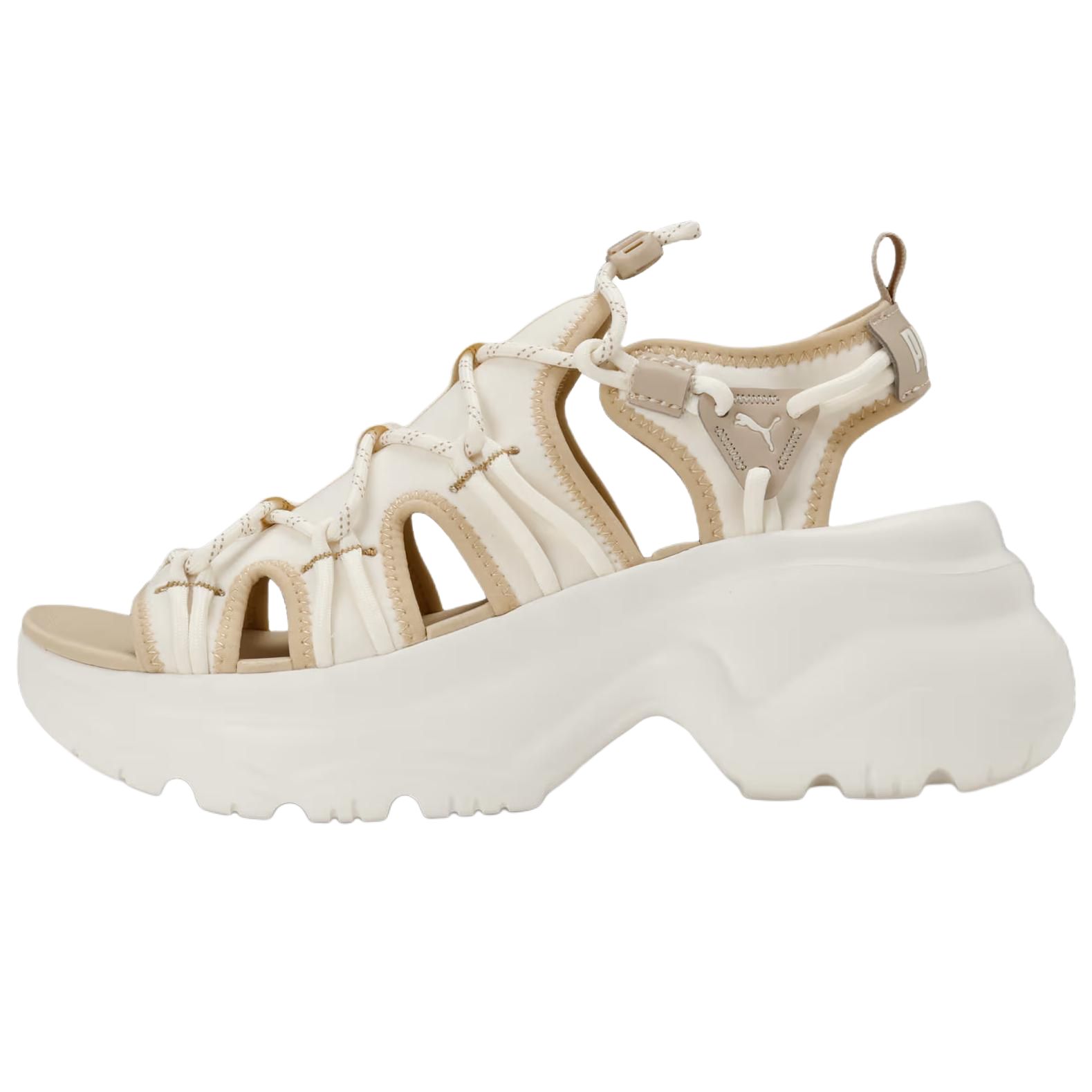 PUMA Cilia Wedge Beach Sandals Women's Ecru