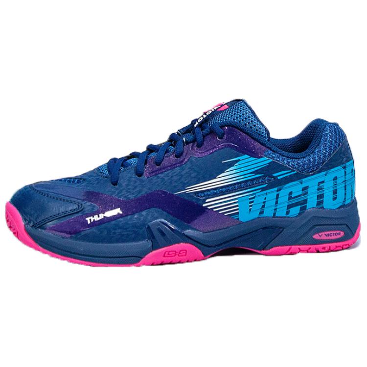 VICTOR Mesh, Synthetic Leather Slip Resistant And Breathable Slip Resistant And Breathable Low top Badminton Shoes