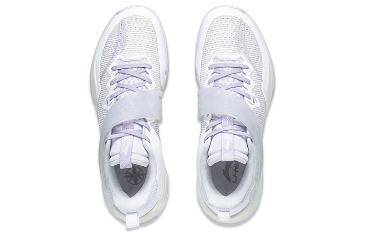 Li Ning Liren3 TEAM Abrasion Resistant Breathable Low top Professional Basketball Shoes Men’s Standard White