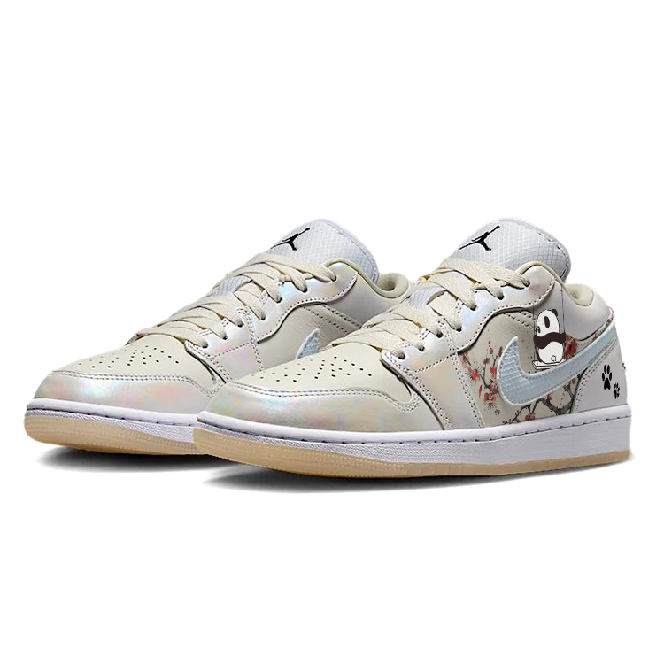 Jordan Air Jordan 1 Vintage Basketball Shoes Women’s Low Top White/Brown