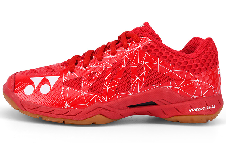 YONEX Slip Resistant Abrasion Resistant Slip Resistant Abrasion Resistant Low top Badminton Shoes Unisex Red