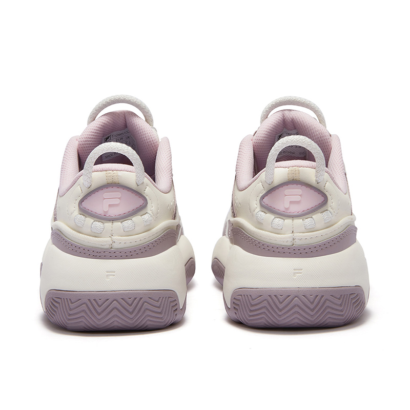 FILA FUSION FIRE Comfortable Abrasion Resistant Low top Basketball Shoes Women’s Gray White