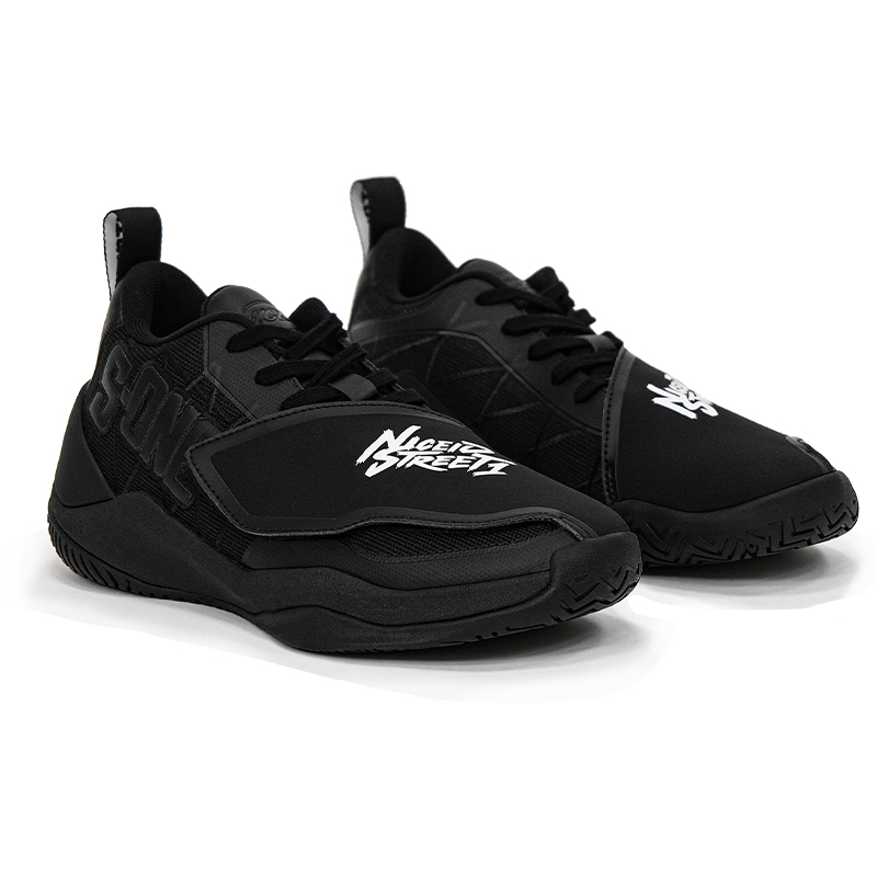 NICEID Cushioning Slip Resistant Grip Mid top Basketball Shoes Men’s Black