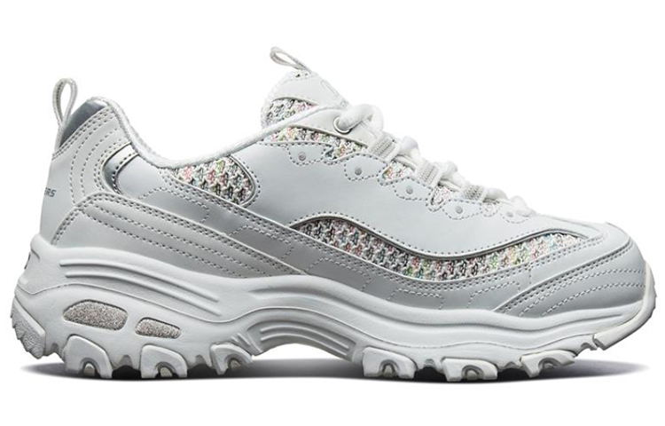 Женские кроссовки Skechers D'LITES 1.0 (молочно-белые) — 奶白 — фото 2