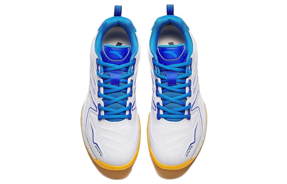 Anta Cushioning, Wear Resistant Low top Badminton Shoes Men’s Blue White
