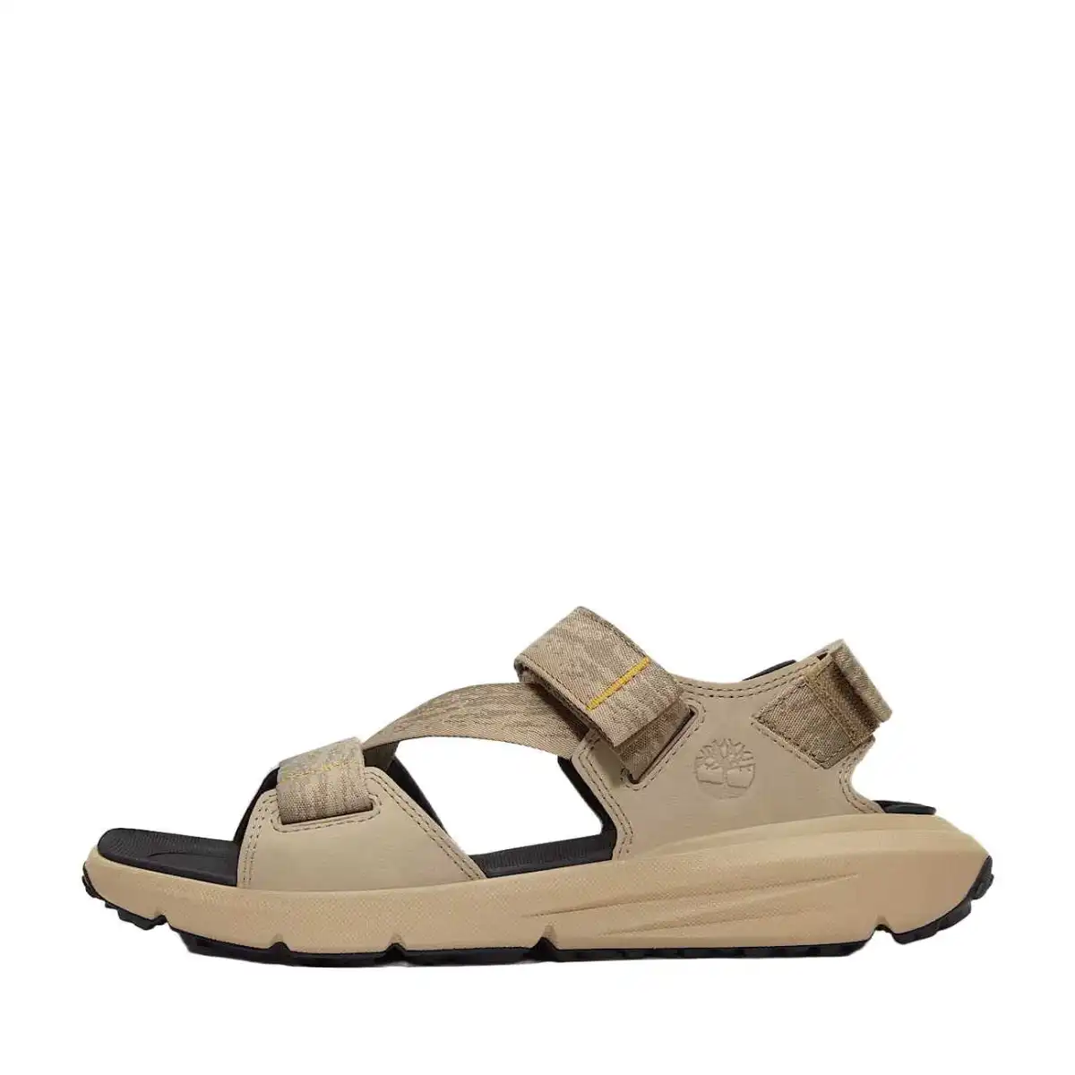 Timberland Motion Dune Textile, Synthetic Leather Beach Sandals Men's Brown