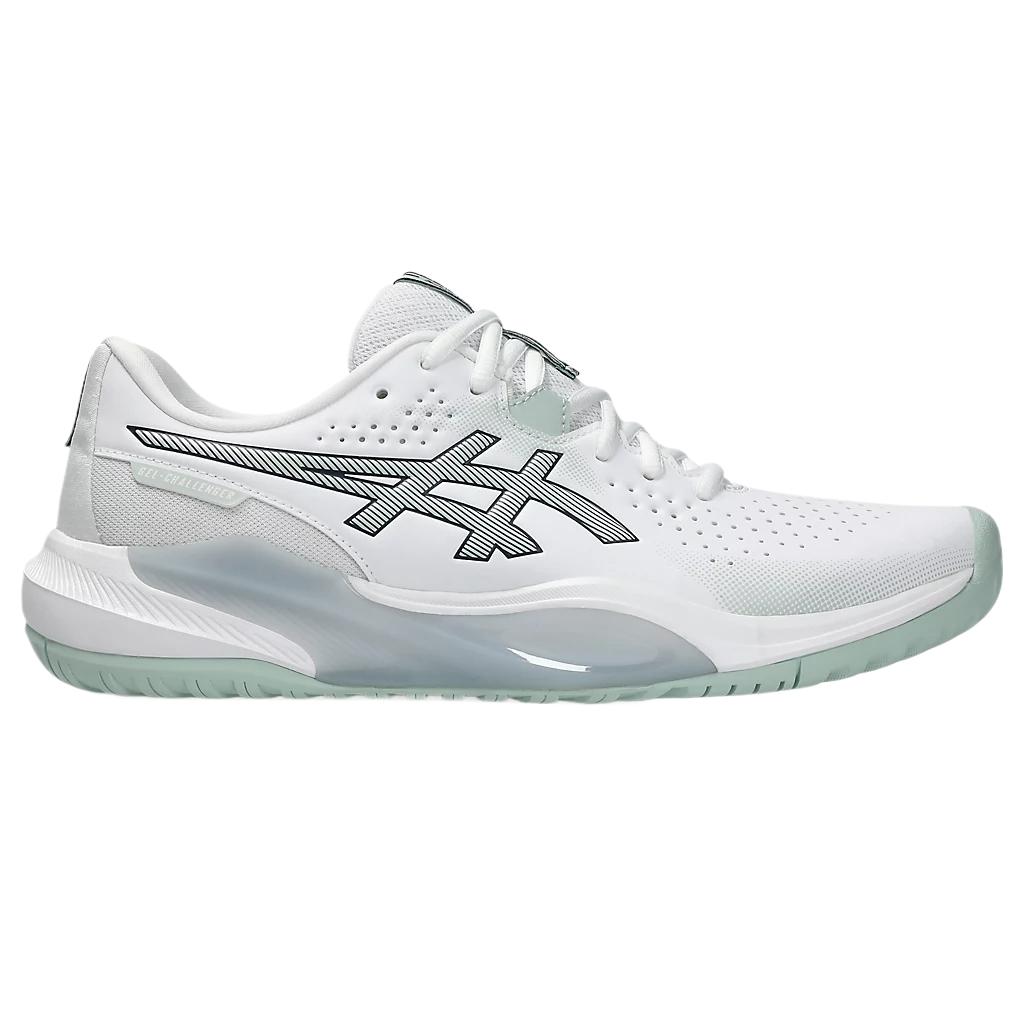 ASICS GEL CHALLENGER 15 Synthetic Leather, Textile Abrasion Resistant Breathable Low top Tennis Shoes Men’s White