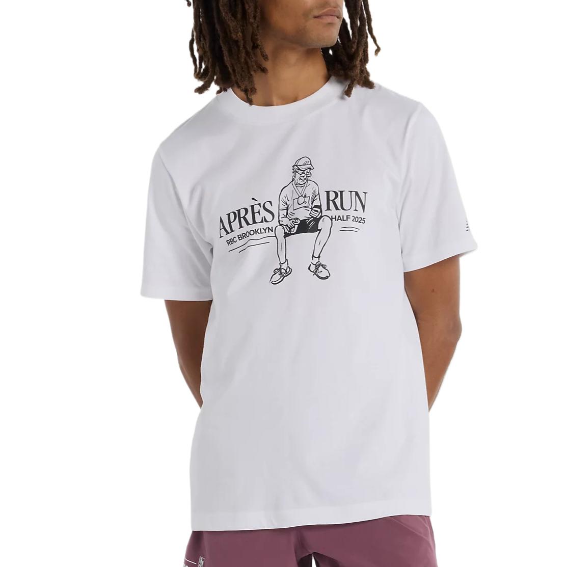 New Balance RBC Brooklyn Half T Shirt Men's White