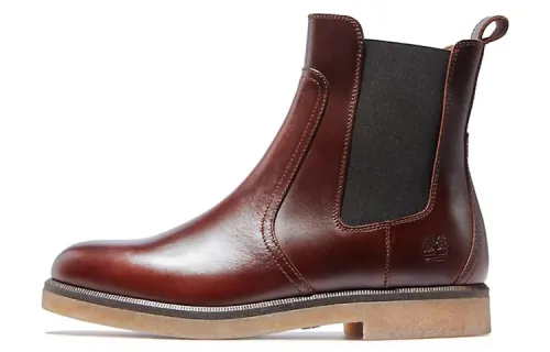 Timberland Cambridge Square Chelsea Boot Abrasion Resistant Short Chelsea Boots Women's Burgundy