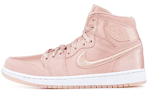 Jordan Air Jordan 1 Retro High Season Of Her Sunset Tint Silk Non-Slip Lightweight High Top Retro Basketball Shoes Women's Pink