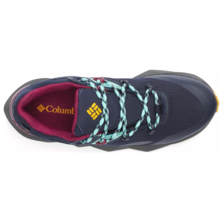 Columbia FACET 60 LOW OUTDRY Comfortable And Breathable Cushioning Waterproof Low top Hiking Shoes Women’s Dark Blue