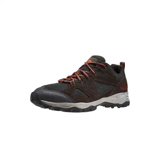 THE NORTH FACE Abrasion Resistant Grip Low top Hiking Shoes Men's Brown