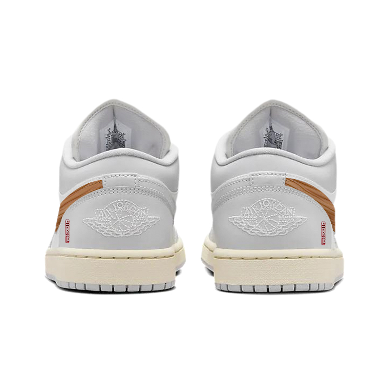 Jordan Air Jordan 1 Vintage Basketball Shoes Women’s Low Top Gray/White