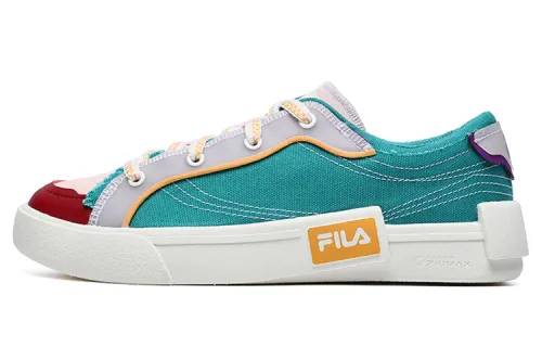 FILA FUSION POP Canvas Shoes Women's Low Top Duck Water Blue/Amber