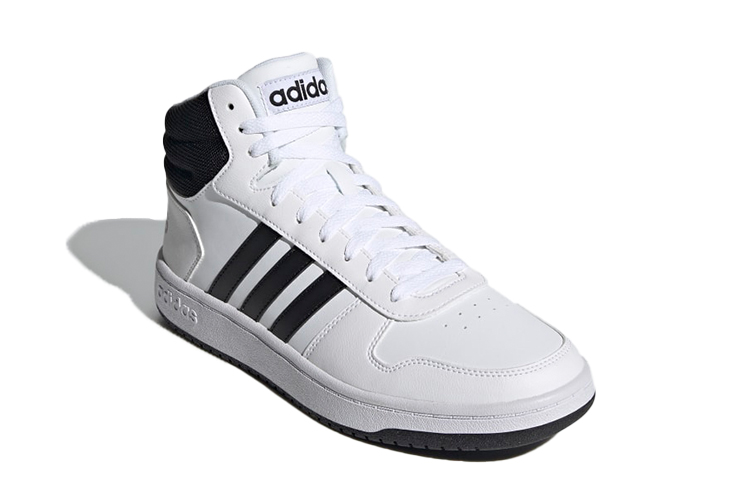 Мужские кроссовки adidas neo Hoops 2.0 (белый / черный) — Белый / чёрный — фото 3