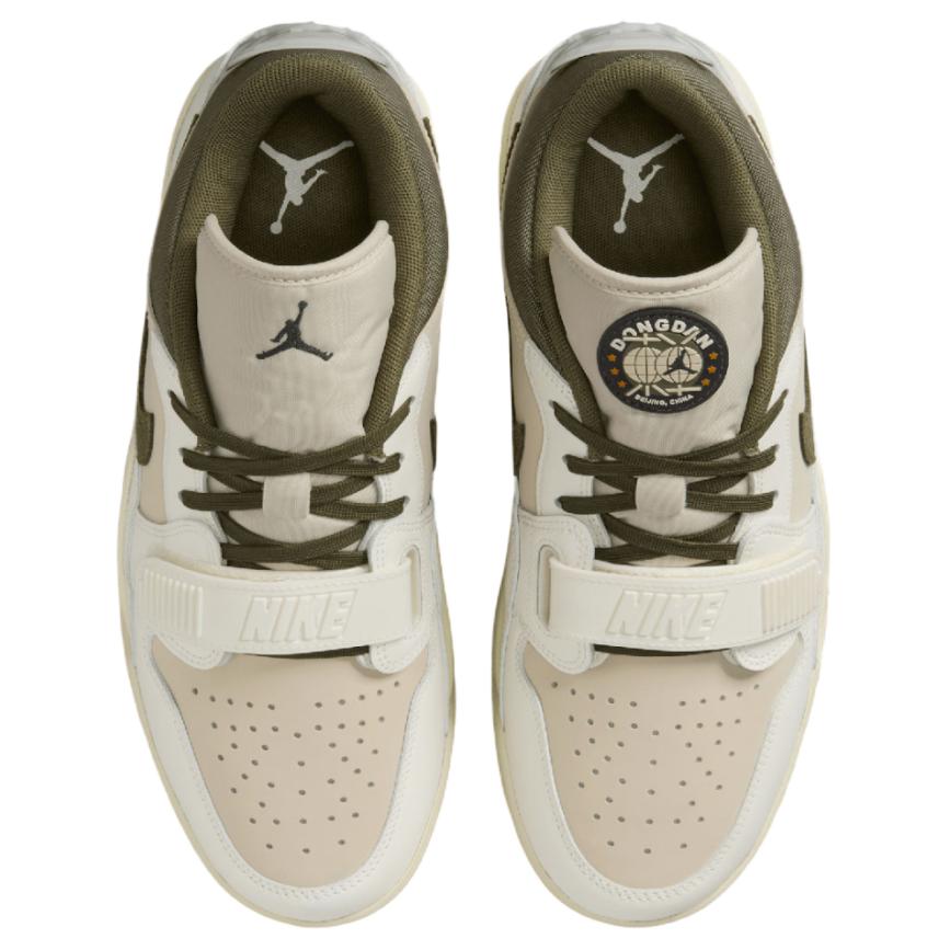 Jordan Legacy 312 Slip Resistant Abrasion Resistant Low top Vintage Basketball Shoes Men’s White Green
