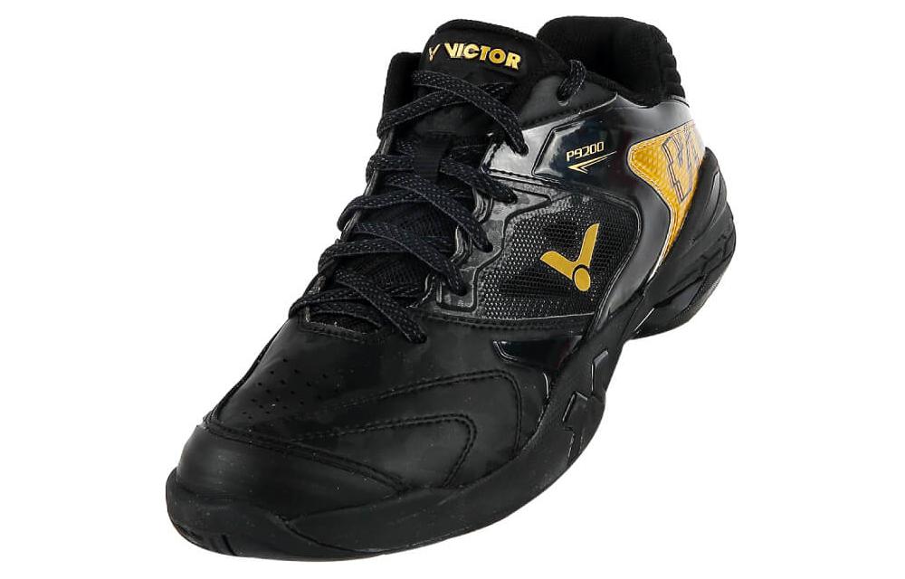 VICTOR 9200 Packs Slip Resistant Low top Badminton Shoes Unisex Black