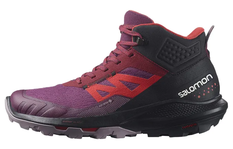 SALOMON OUTpulse Fabric Casual Abrasion Resistant Mid top Hiking Shoes