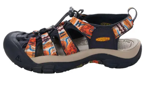 Keen Newport Retro Comfortable River Trekking Shoes Women's Black Orange