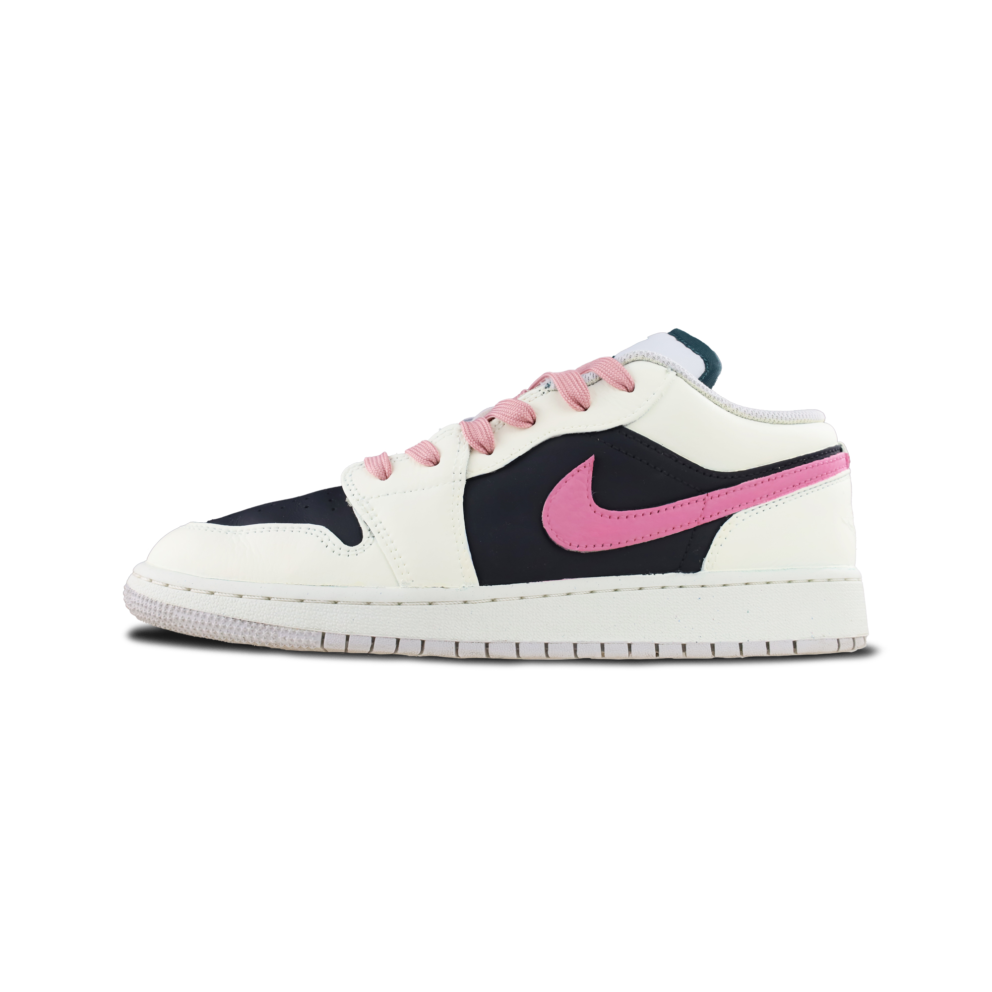 Jordan Air Jordan 1 Abrasion Resistant Abrasion Resistant Low top Vintage Basketball Shoes Unisex Beige