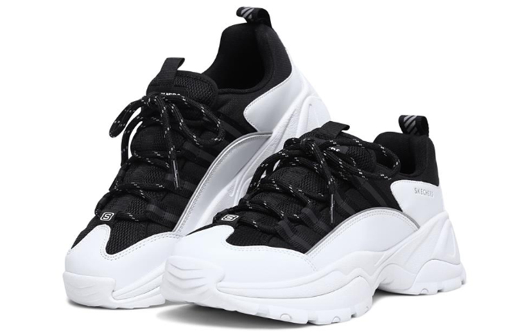 Женские кроссовки Skechers Kozmiks (черный / белый) — Чёрный / белый — фото 3