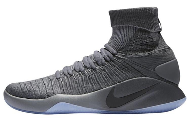 Nike Hyperdunk 2016 round toe lace-up non-slip lightweight high-top basketball shoes for men