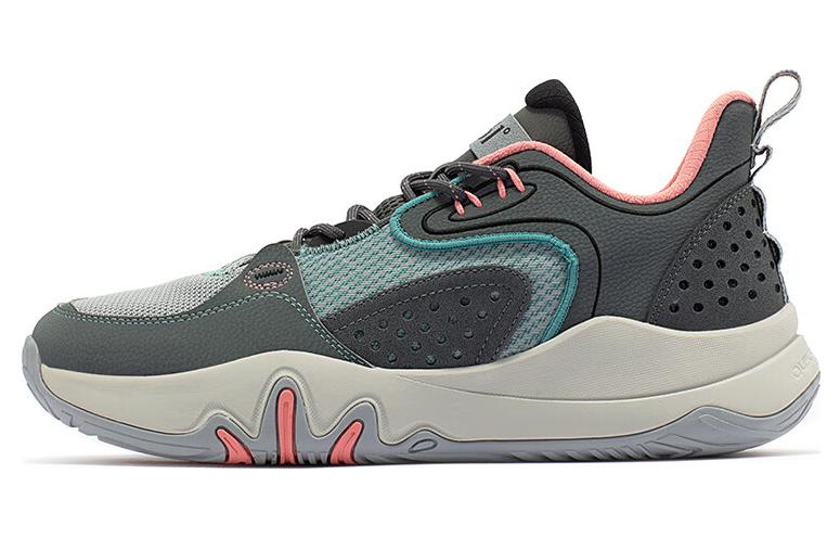 361° Slip Resistant Abrasion Resistant Low top Basketball Shoes Men’s Gray White Blue