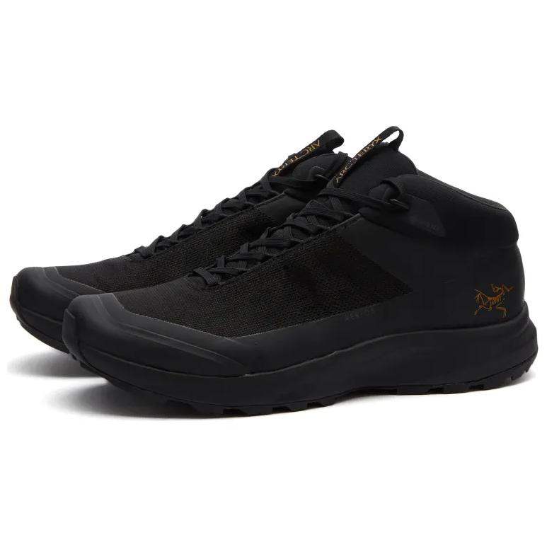 Arc’teryx Aerios FL Polyester Abrasion Resistant Coverage Support Mid top Hiking Shoes Unisex Black