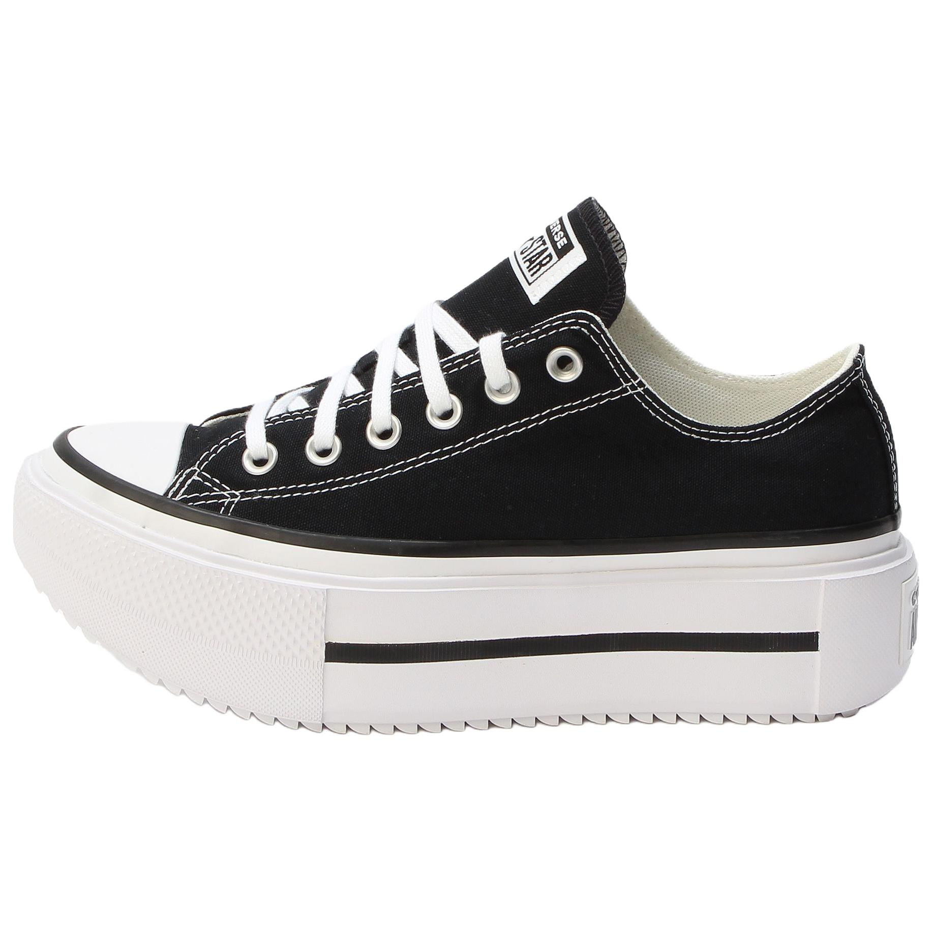 Кеды Converse Converse Double Stack (черно-белые)