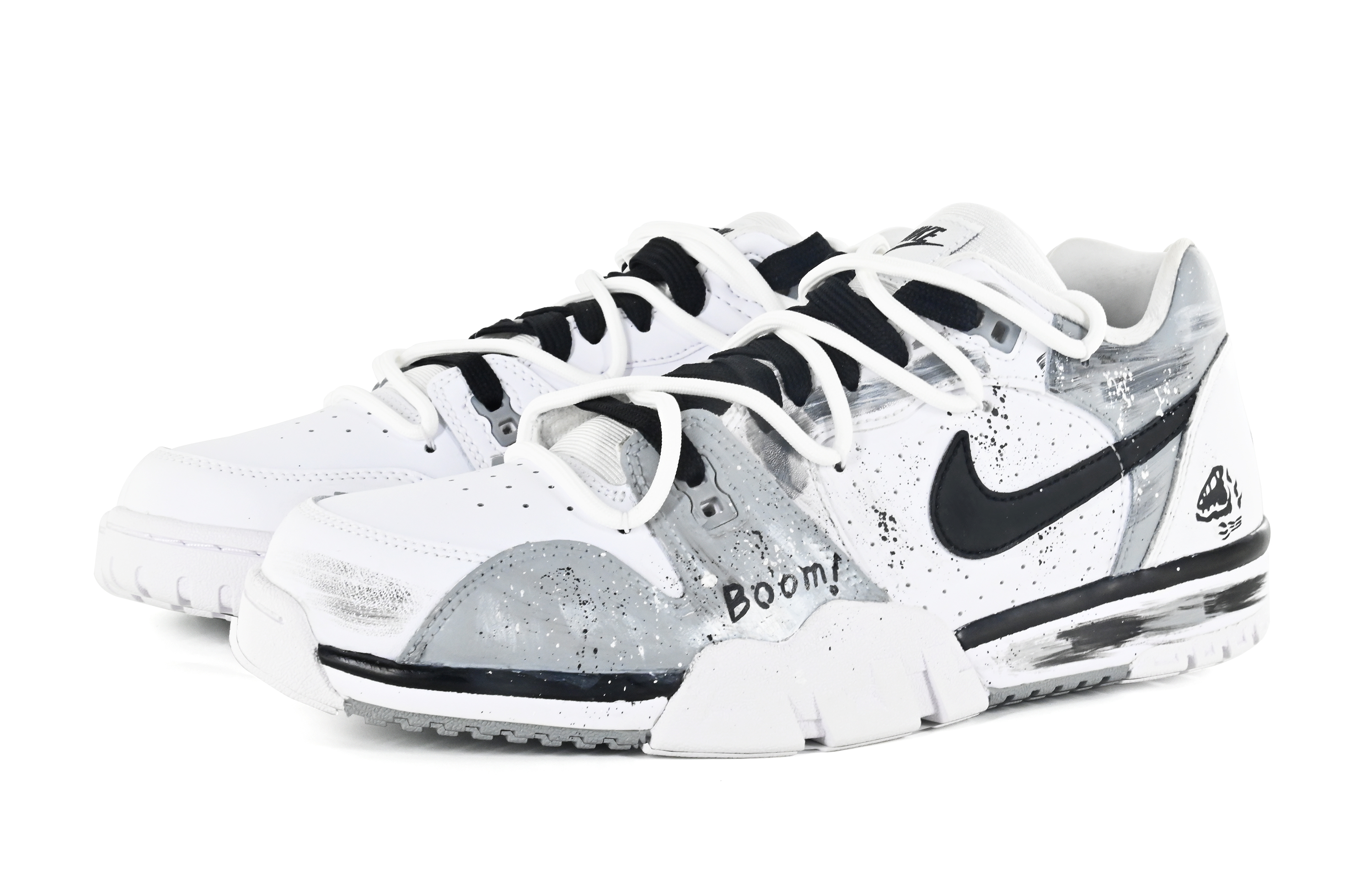 Nike Air Cross Trainer NinePro Meteorite Park Slip Resistant Abrasion Resistant Low top Training Shoes Men’s Gray
