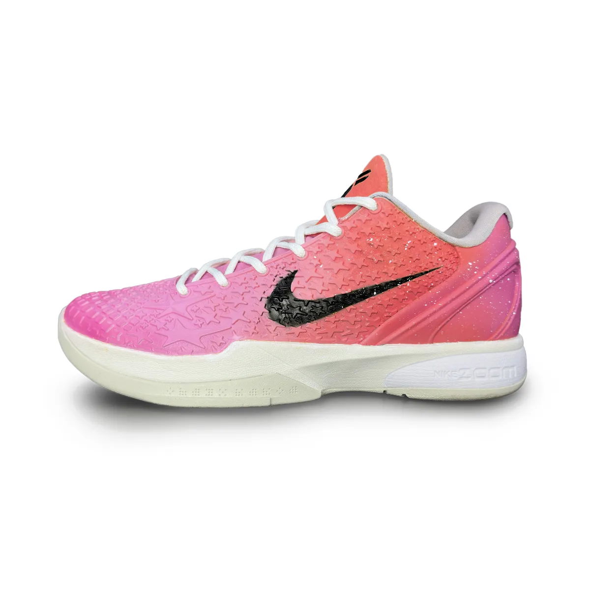 Nike Zoom Kobe 6 Cushioning Slip Resistant Low top Basketball Shoes Men's Pink
