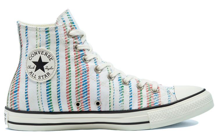 Кеды Converse Chuck Taylor All Star (бело-синие) — 白/蓝/多色 — фото 2