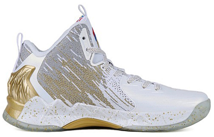 Anta KT2 KT Mid top Basketball Shoes Men’s White Gold